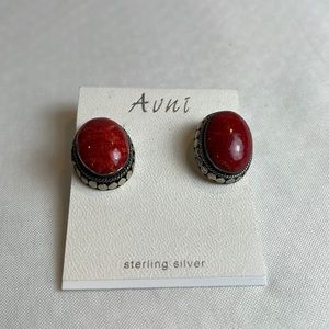 Auni | Sterling Silver Stud Earrings Statement Jewelry